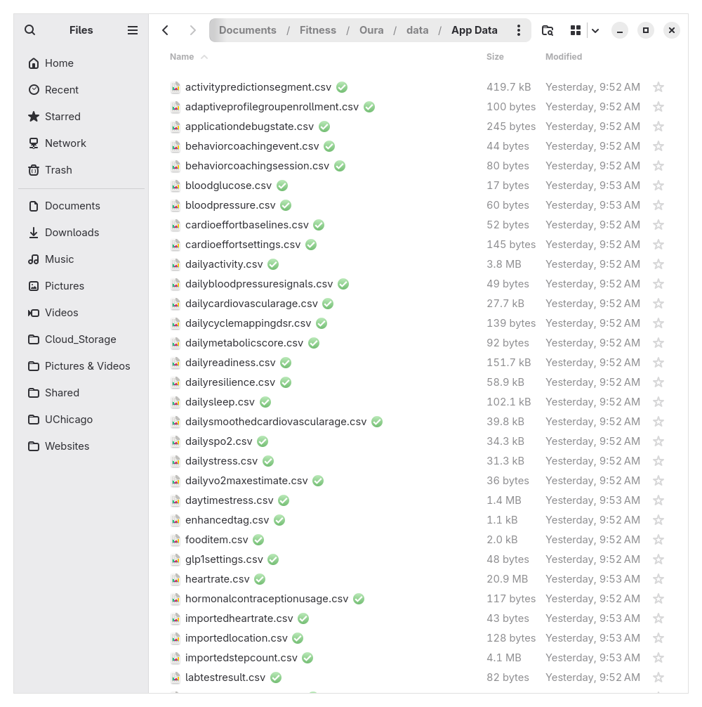 Oura Data Export - 1